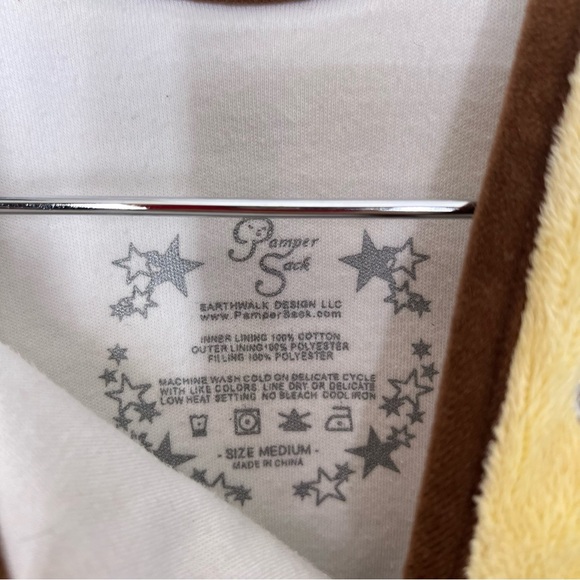 Pamper Sack 2.5 TOG Minky Winter, jersey 100% cotton Lining Giraffe  - Picture 4 of 5